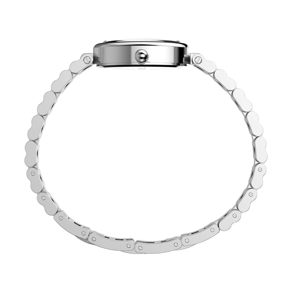 Timex Cavatina Oval White Dial Analog Women's Watch - TW2Y86000UJ