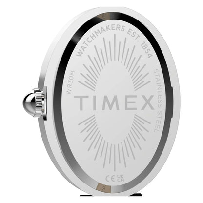 Timex Cavatina Oval White Dial Analog Women's Watch - TW2Y86400UJ