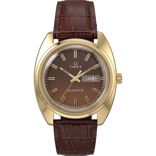 Timex 1976 Day Date Fume Reissue Inspired Analog Men's Watch TW2Y87200UJ