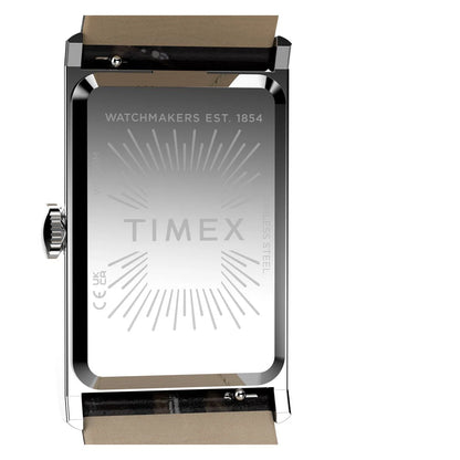 Timex Quartz Rectangle Silver Dial Analog Men's Watch - TW2Y88200UJ