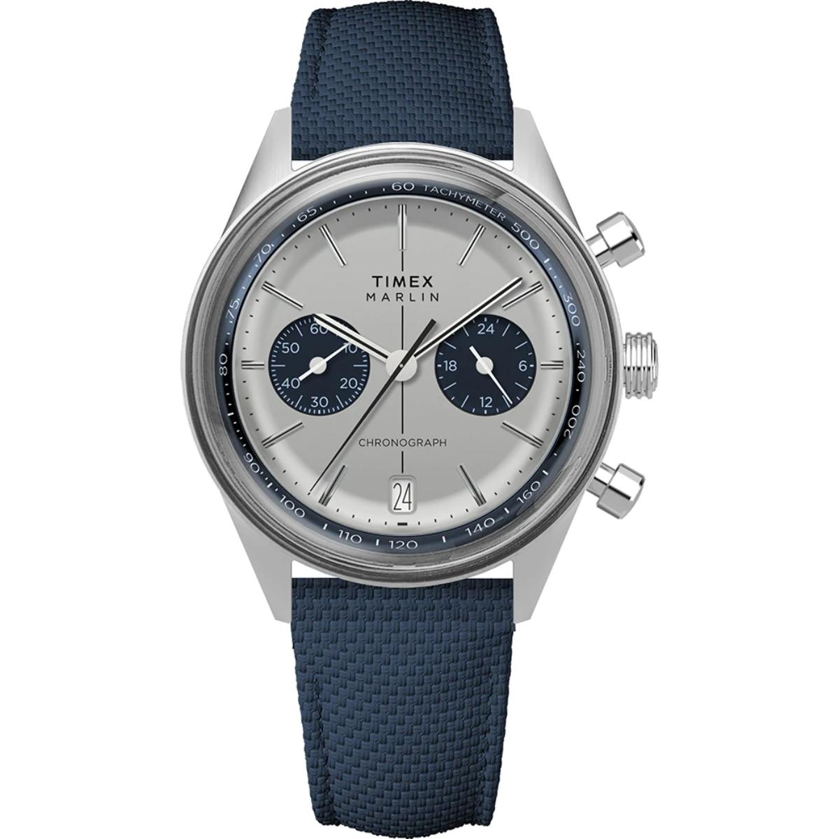 Timex Marlin Jet Silver Dial Analog Chronograph Men's Watch TW2Y89900