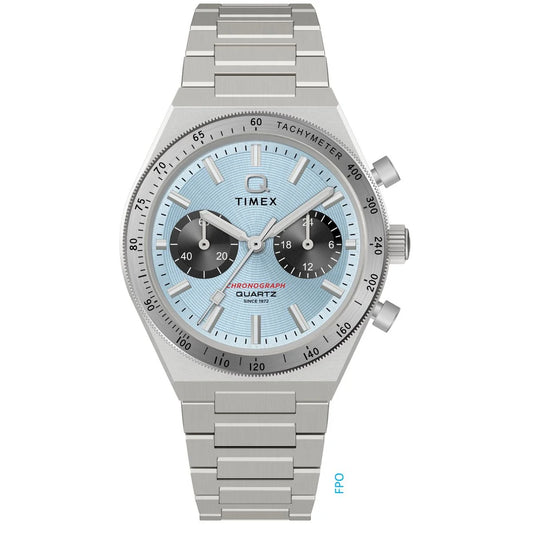 Q Timex Blue Dial Analog Chronograph Men's Watch - TW2Y92400UJ