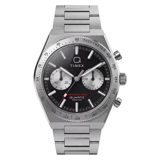 Q Timex Quartz Black Dial Analog Chronograph Men's Watch TW2Y93200UJ