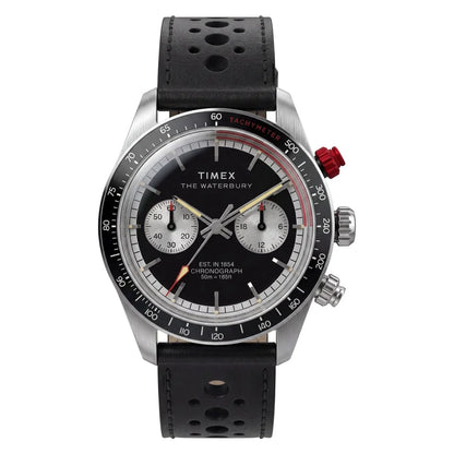 Timex Waterbury Black Dial Analog Chronograph Men's Watch TW2Y93300UJ