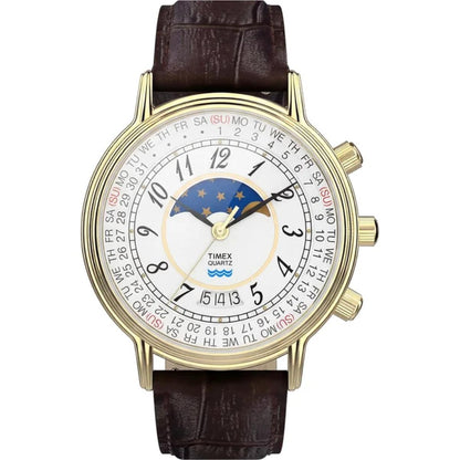 Timex 1990 Moon Phase and Calendar Dial Reissue Men's Watch TW2Y99000UJ