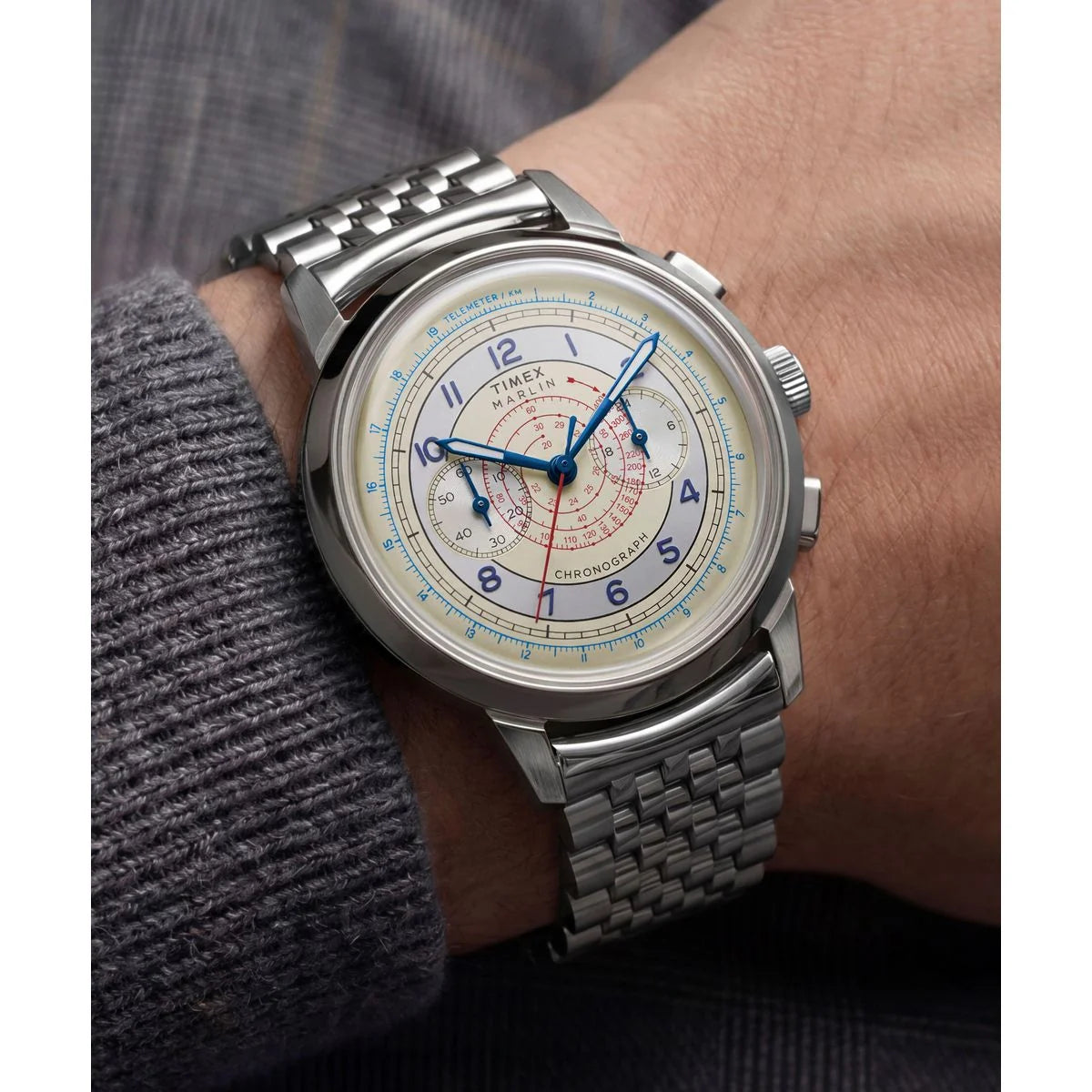 Timex Marlin Neo Classic 40mm Analog Chronograph Men's Watch TW3A00300UJ