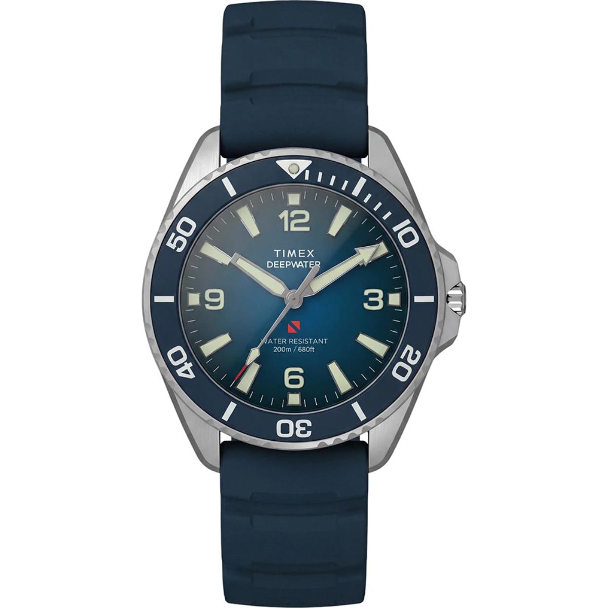 Timex quartz Deep Water Blue Dial Analog Men's Watch TW3A01900
