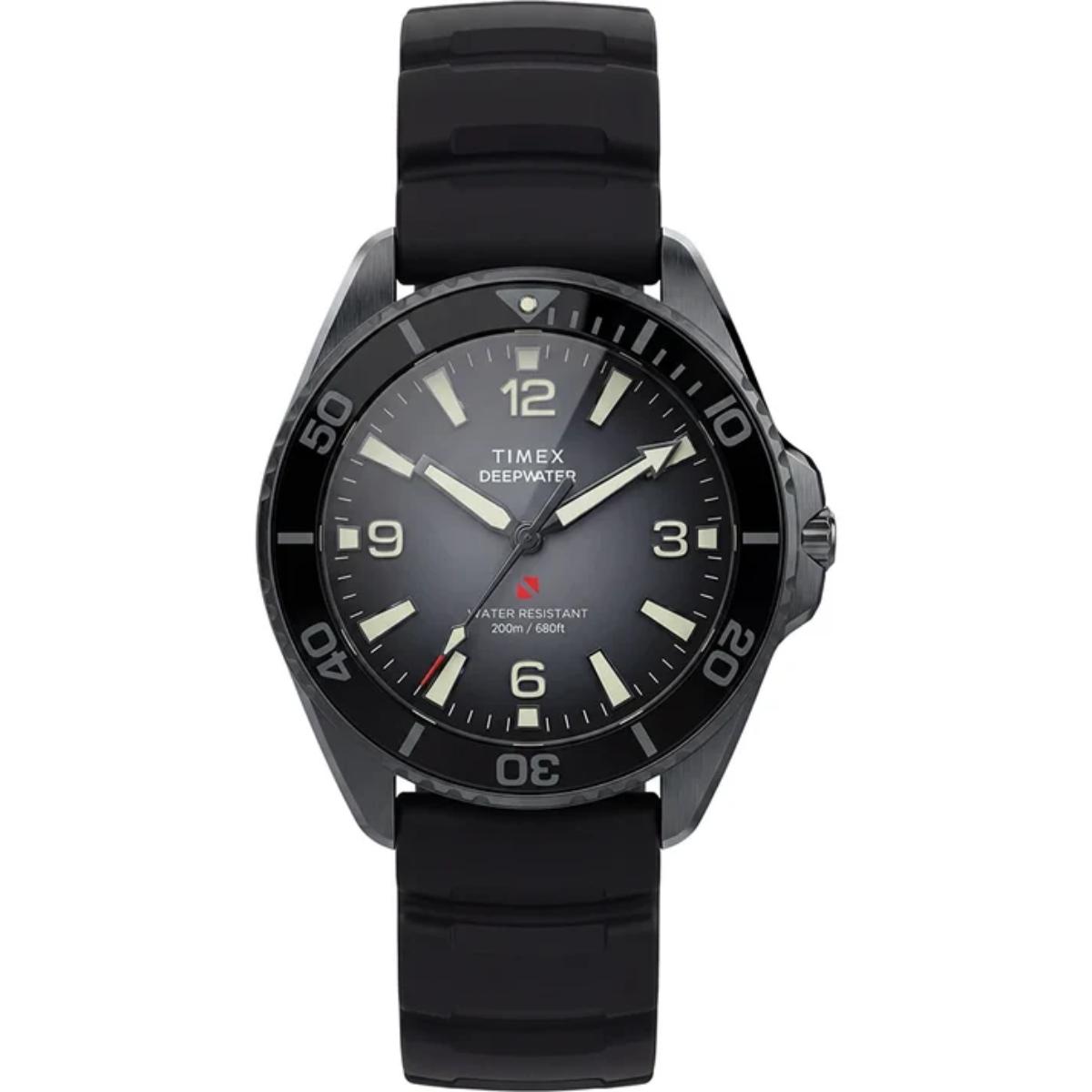 Timex Deepwater Quartz Black Dial Analog Men's Watch TW3A02000