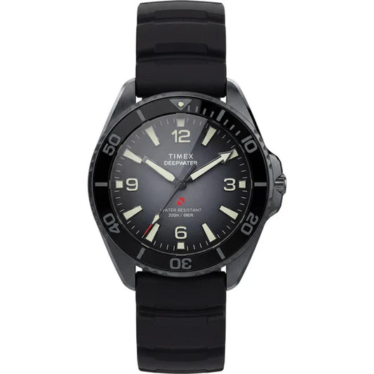 Timex Deepwater Quartz Black Dial Analog Men's Watch TW3A02000UJ