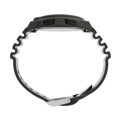 Timex Quartz Black Round Dial Digital Men's Watch - TW5M74000UJ