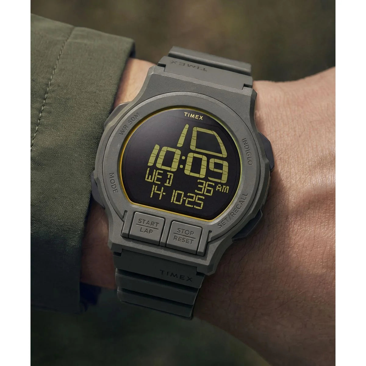 Timex Quartz Black Round Dial Digital Men's Watch - TW5M74000UJ