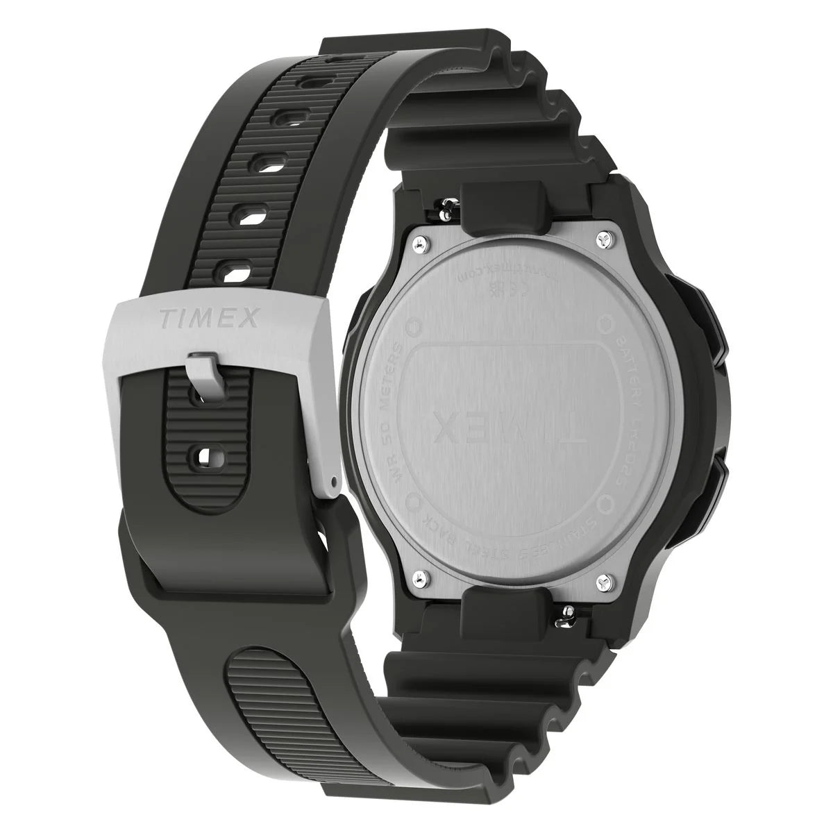Timex Quartz Black Round Dial Digital Men's Watch - TW5M74000UJ