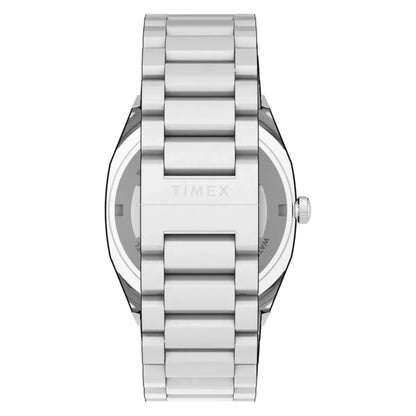 Timex E Line Silver Dial Analog Automatic Men's Watch TW6A00500UJ