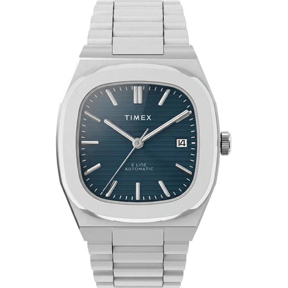 Timex E Line Blue Dial Analog Automatic Men's Watch TW6A00700