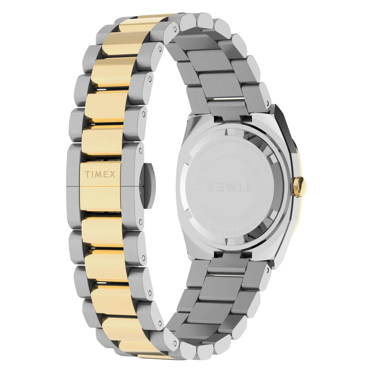 Timex Quartz Square Champagne Dial Analog Women's Watch TW6A00800UJ