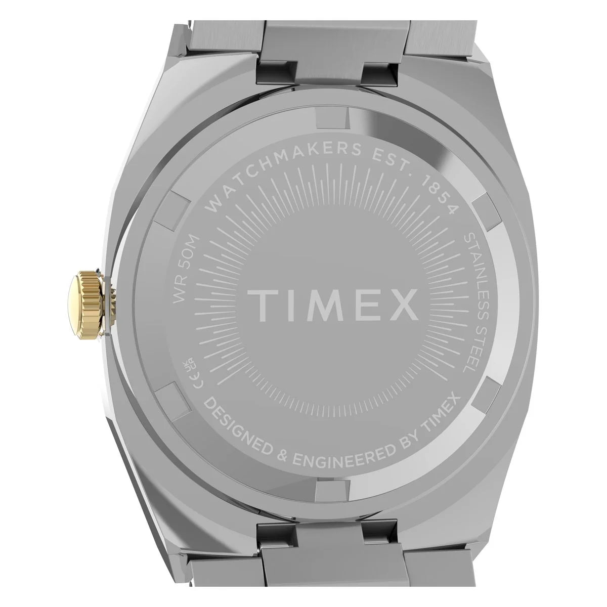Timex Quartz Square Champagne Dial Analog Women's Watch TW6A00800UJ