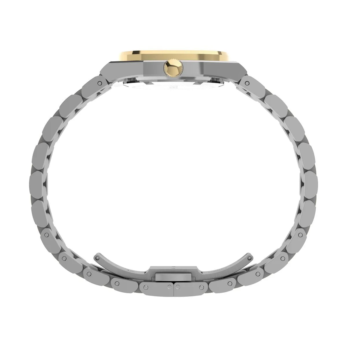 Timex Quartz Square Champagne Dial Analog Women's Watch TW6A00800UJ