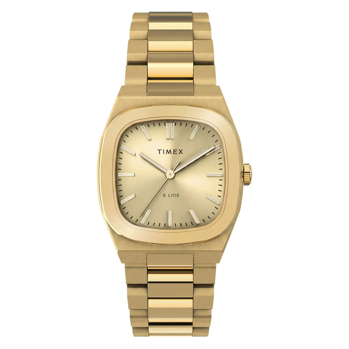 Timex Quartz Square Champagne Dial Analog Women's Watch TW6A00900UJ