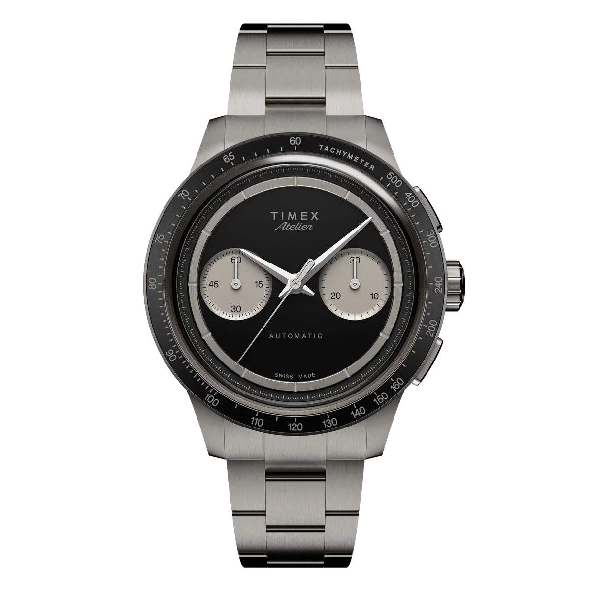 Timex Atelier Black Dial Analog Automatic Men's Watch TW6A027004A