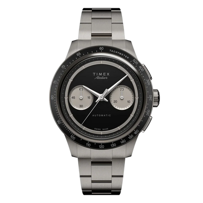 Timex Atelier Black Dial Analog Automatic Men's Watch TW6A027004A