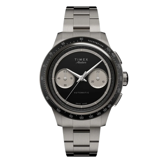 Timex Atelier Black Dial Analog Automatic Men's Watch TW6A027004A