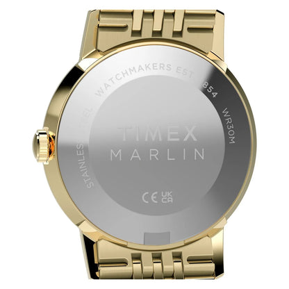 Timex Marlin Round 34mm Champagne Dial Analog Unisex Watch - TW6A04000UJ