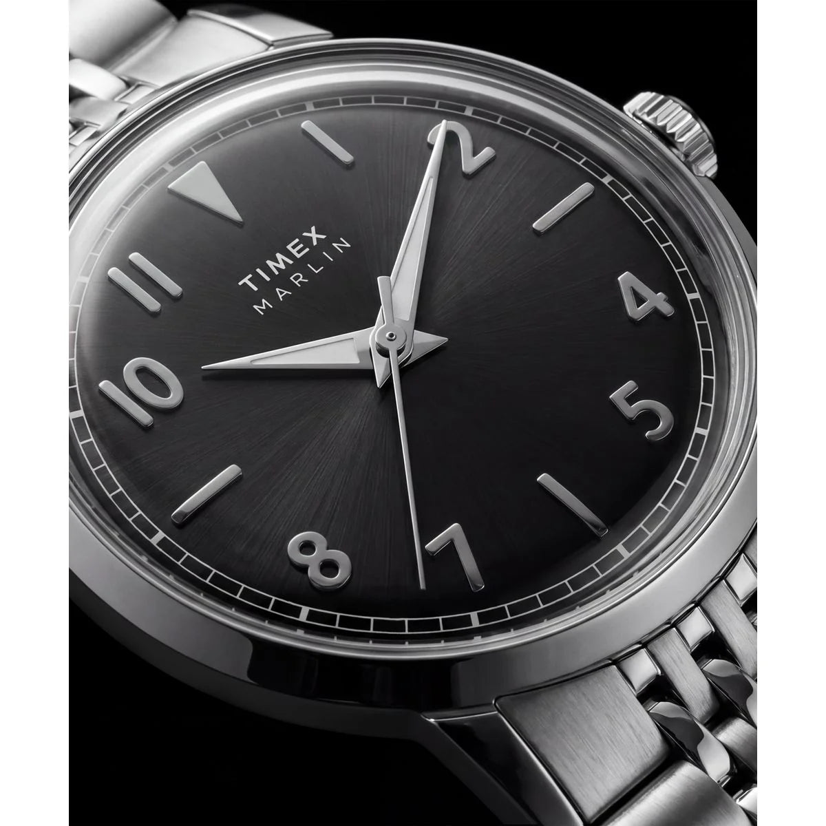 Timex Marlin Round 34mm Black Dial Analog Unisex Watch TW6A04200UJ