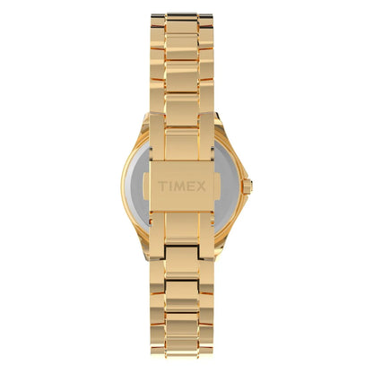 Timex Quartz Gold Round Dial Analog Women's Watch - TW6A04600UJ