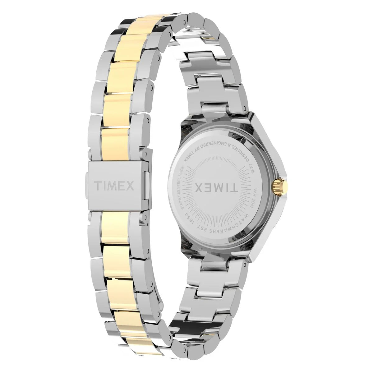 Timex Quartz Silver Round Dial Analog Women's Watch - TW6A04700UJ