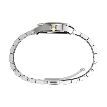 Timex Quartz Silver Round Dial Analog Women's Watch - TW6A04700UJ