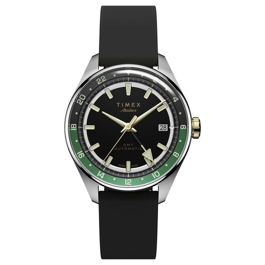 Timex Atelier GMT M1a Black Dial Automatic Men's Watch TW6A073004A