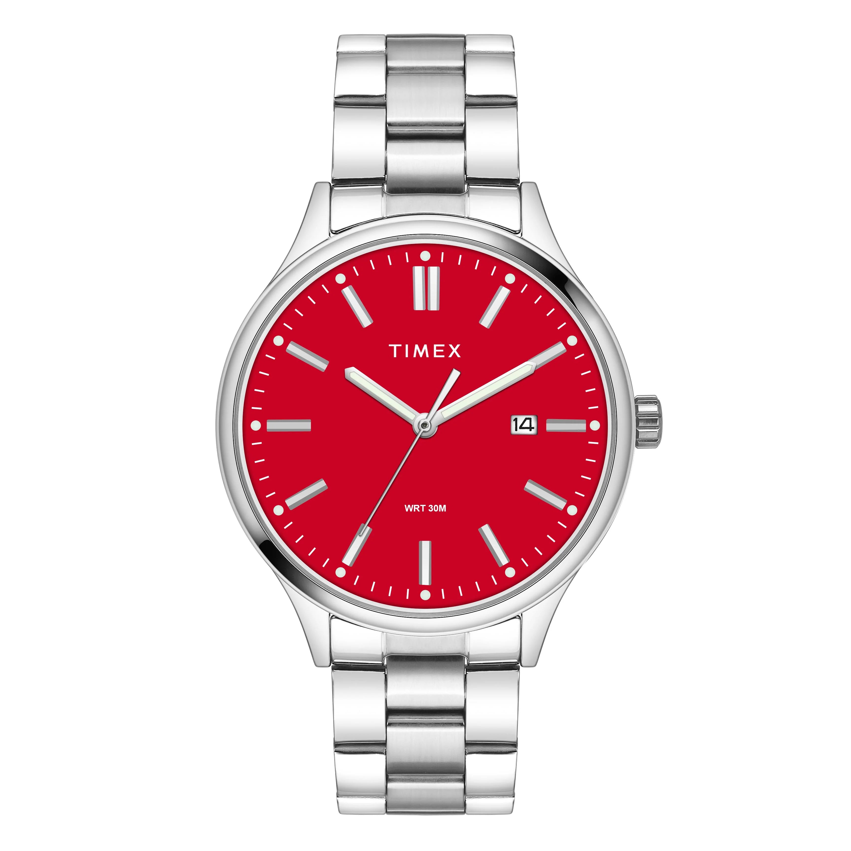 Timex Red Display Timex Men Red Round Dial Analog Watch - TWEG18431 – Sai Creations Watches