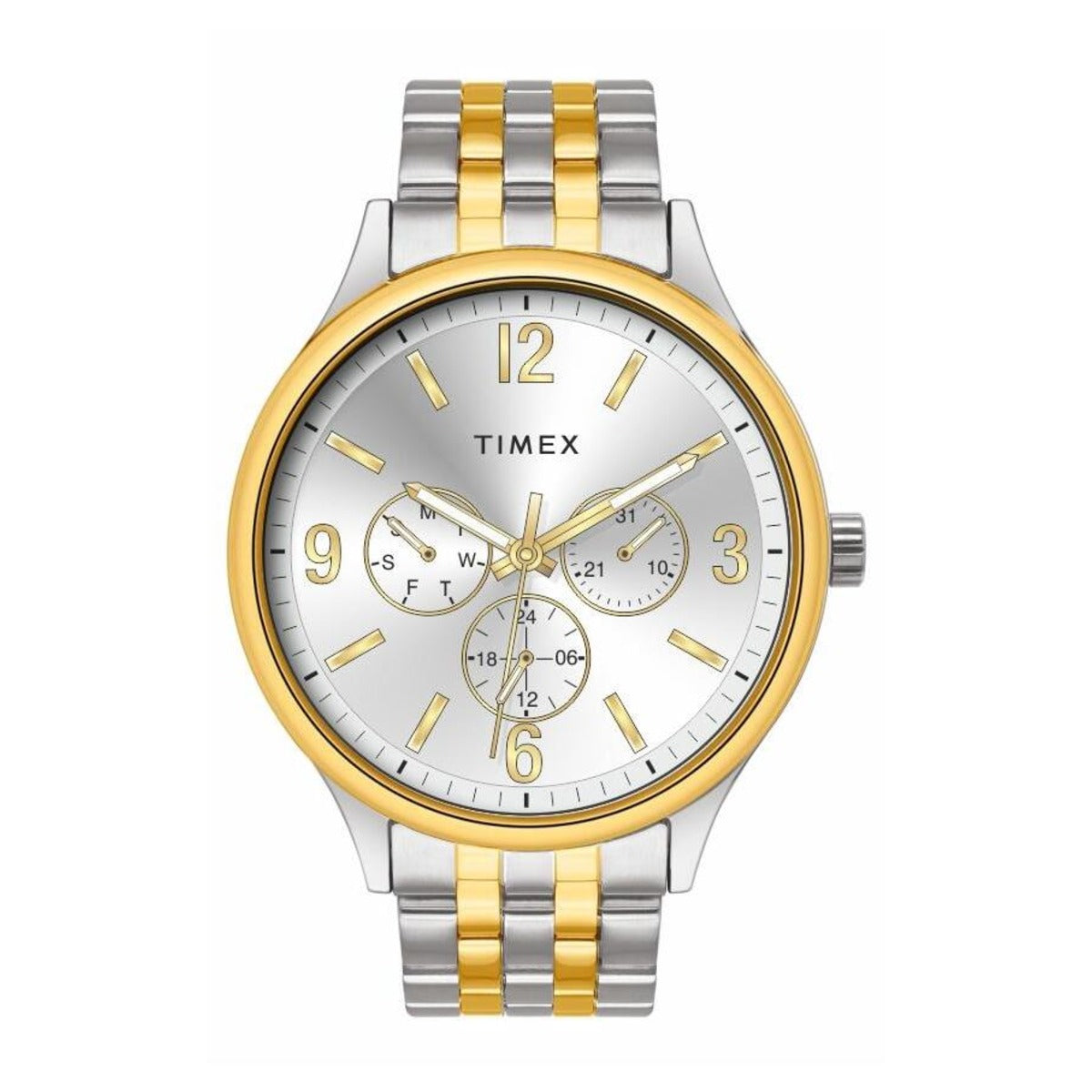 TWEG18441 Timex | Arabic and markers Silver Dial Men's Watch