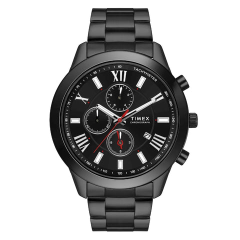 Timex Cosmic Awe Men Chronograph Round Dial Black Watch - TWEG18518 - Buy Now at Sai Creations Watches