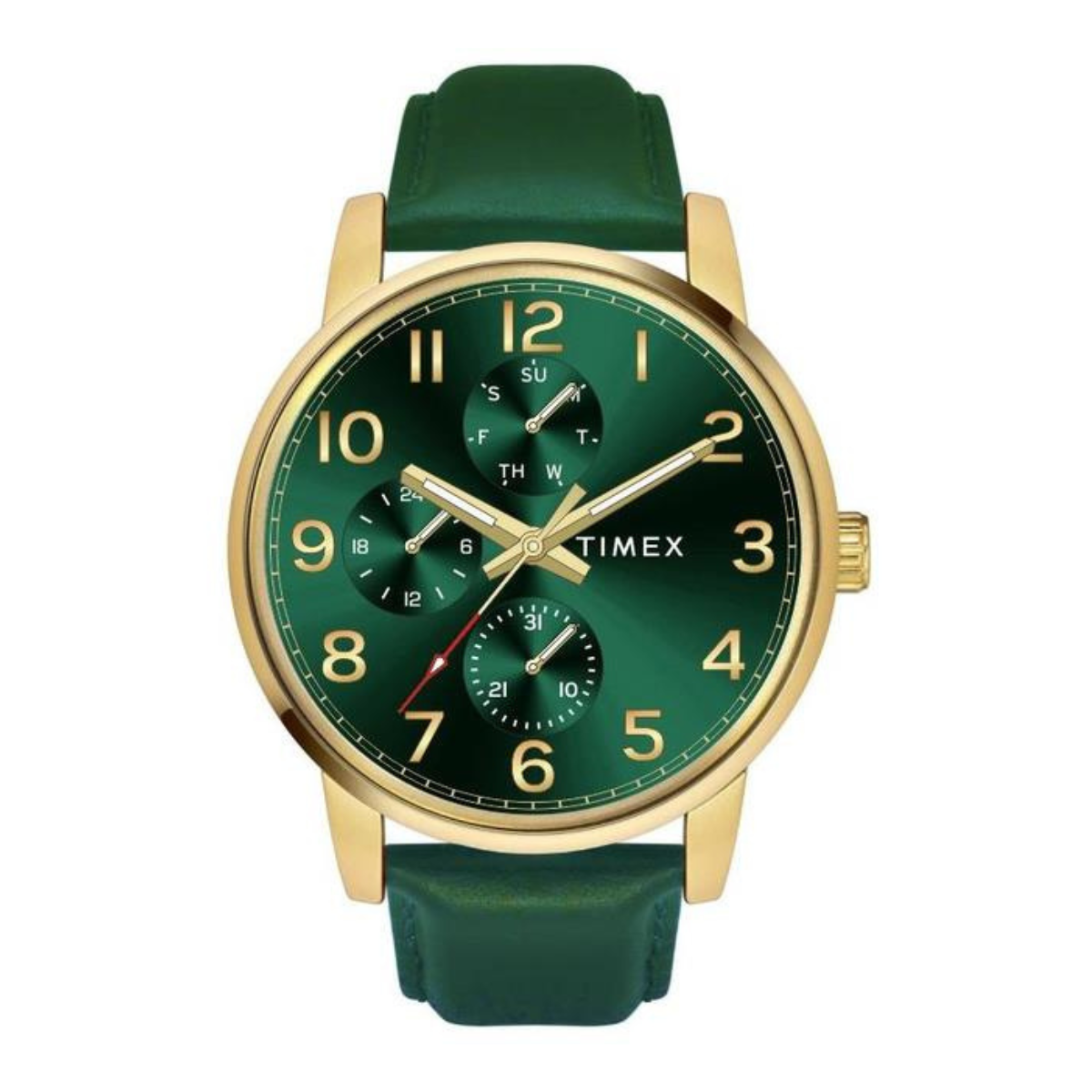 Timex Numero Green Sunray Dial Analog Men's Astrological Watch - TWEG18907