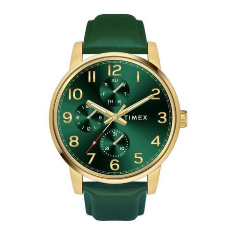 Timex Numero Green Sunray Dial Analog Men's Astrological Watch - TWEG18907 - Buy Now at Sai Creations Watches