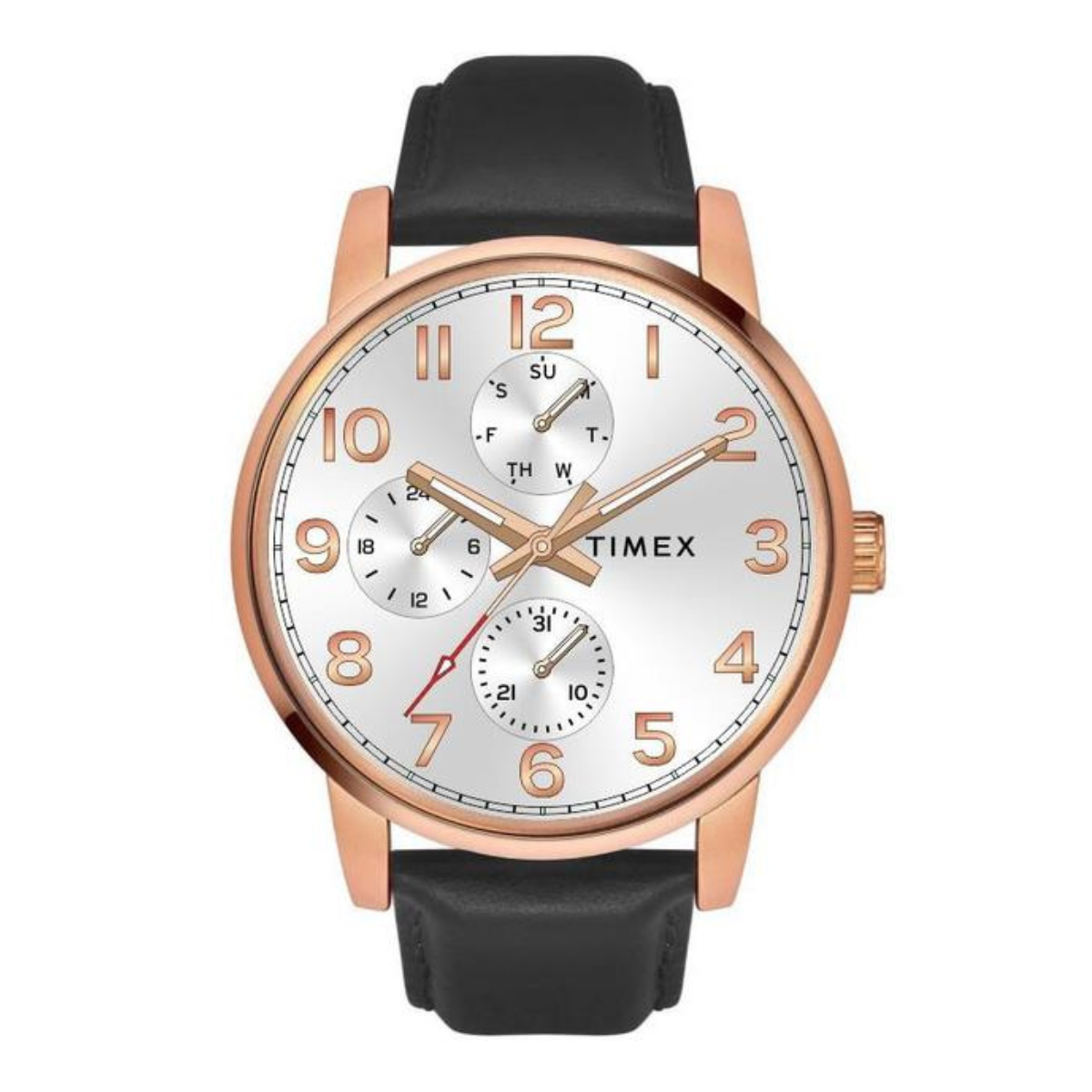 Timex Numero Silver Sunray Dial Analog Men's Watch - TWEG18908