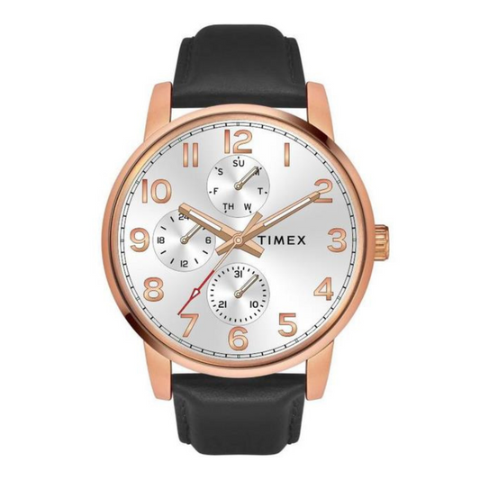 Timex Numero Silver Sunray Dial Analog Men's Watch - TWEG18908