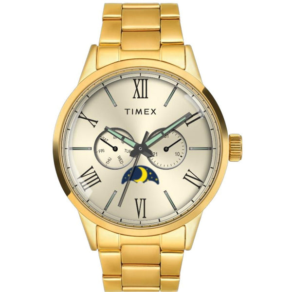 Timex Modern Roman Light Champ Dial Men's Astrological Watch - TWEG19945