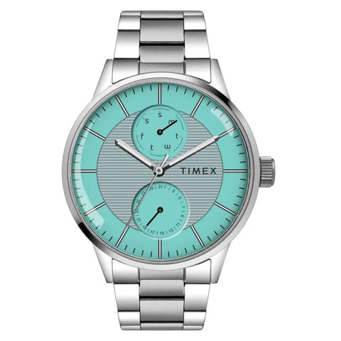 TWEG19951 Timex | Tiffany Blue Round Dial Men's Watch - Buy Now at Sai Creations Watches