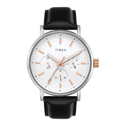 Timex Fashion White Round Multifunction Dial Analog Men Watch TWEG20021 - Buy Now at Sai Creations Watches