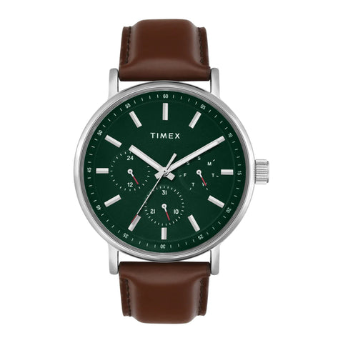 Timex Fashion Green Round Multifunction Dial Analog Men Watch- TWEG20022 - Buy Now at Sai Creations Watches
