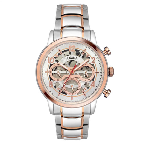 Timex Men Silver Round Dial Analog Watch - TWEG20205 - Buy Now at Sai Creations Watches