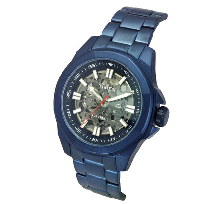 Timex Men Blue Round Dial Analog Automatic Watch - TWEG24104