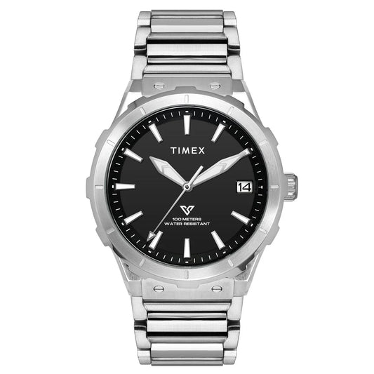 Timex Men Black Round Dial Analog Watch - TWEG24805