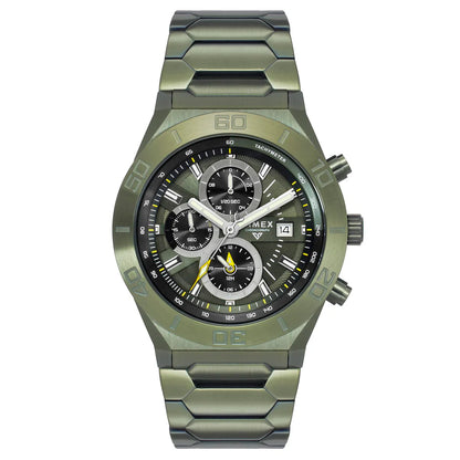 Timex Green Round Dial Quartz Analog Men Watch TWEG24903
