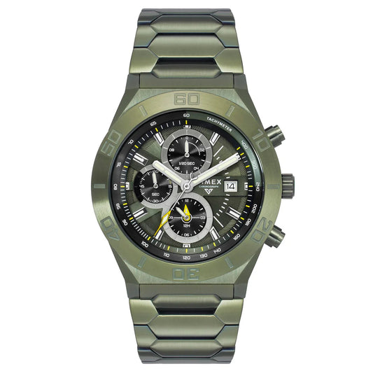 Timex Green Round Dial Quartz Analog Men Watch TWEG24903