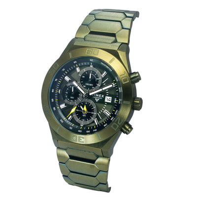 Timex Green Round Dial Quartz Analog Men Watch TWEG24903