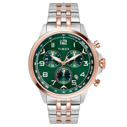 Timex Men Green Round Dial Analog Chronograph Watch - TWEG25102