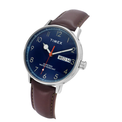 Timex Men Blue Round Dial Analog Watch - TWEG25400